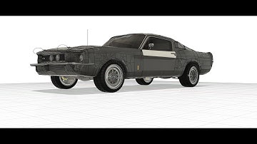 Ford mustang GT 500 Shelby 1967 Timelapse | Fusion 360