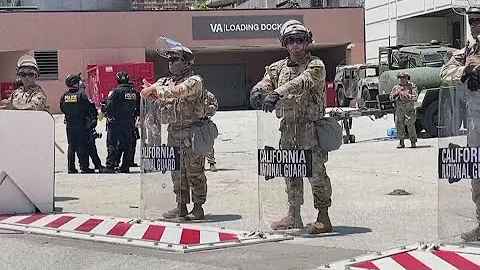 Trump’s National Guard troops leave LA amid protests; Newsom calls move political