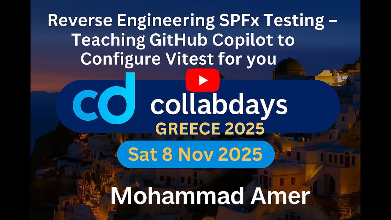 Reverse Engineering SPFx Testing - Teaching GitHub Copilot to Configure ...