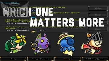 Tribe Shop Guide - Endless Frontier