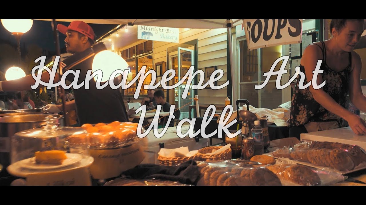 BEAUTIFUL KAUAI Hanapepe Art Walk ( Night Market ) Vlog 2 YouTube