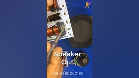 How to use crossover for speaker?