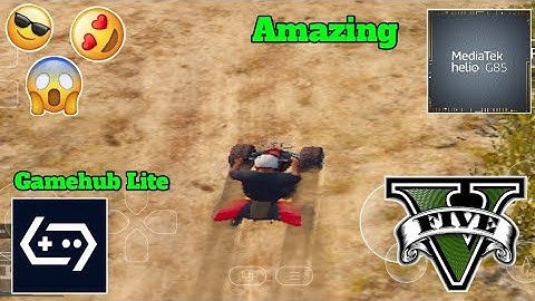 (Finally) GTA 5 LITE (45GB) - GameHub Lite | Mediatek Helio G85 - Low Graphics (TESTING)