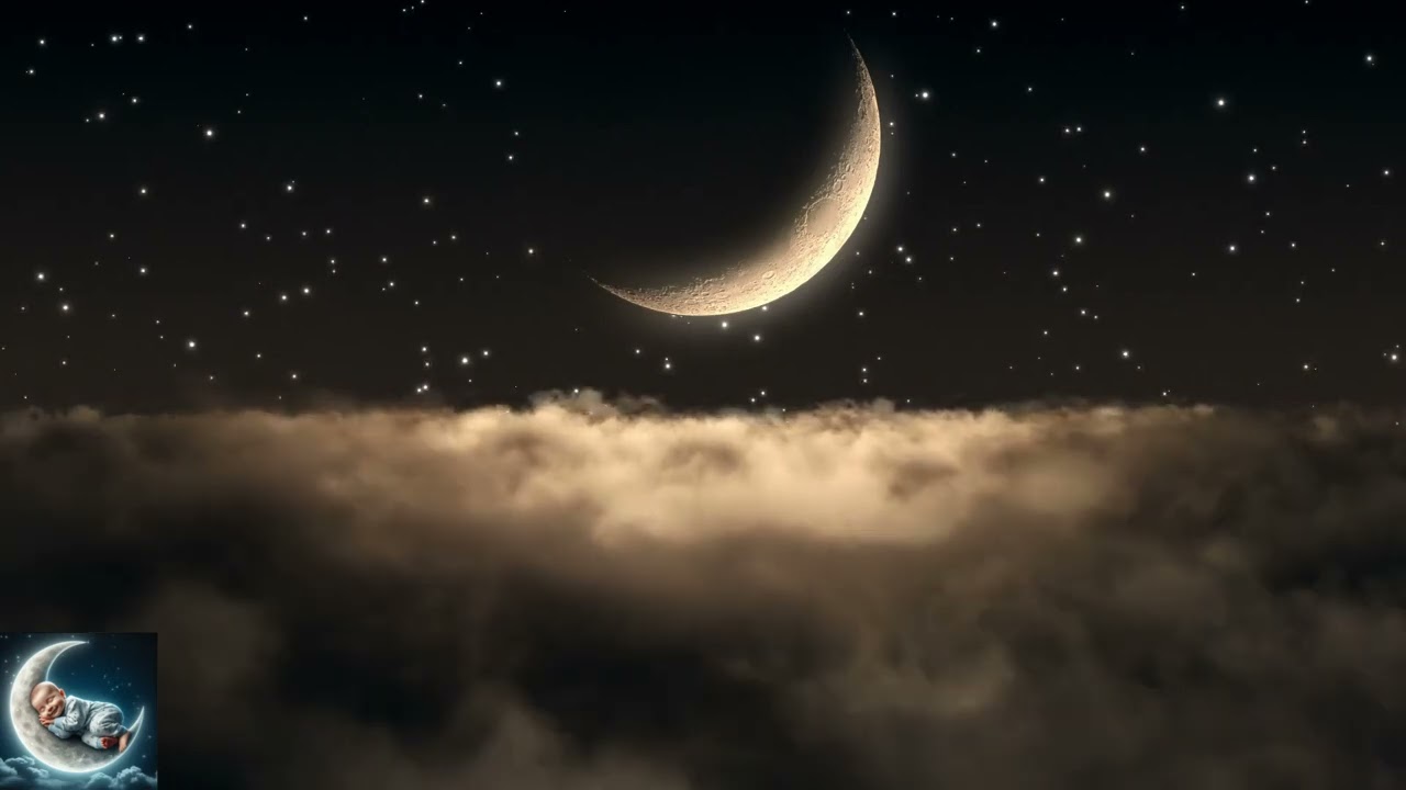 Calming Ocean Waves Lullaby 🌙 | Relaxing Sleep Music for Babies