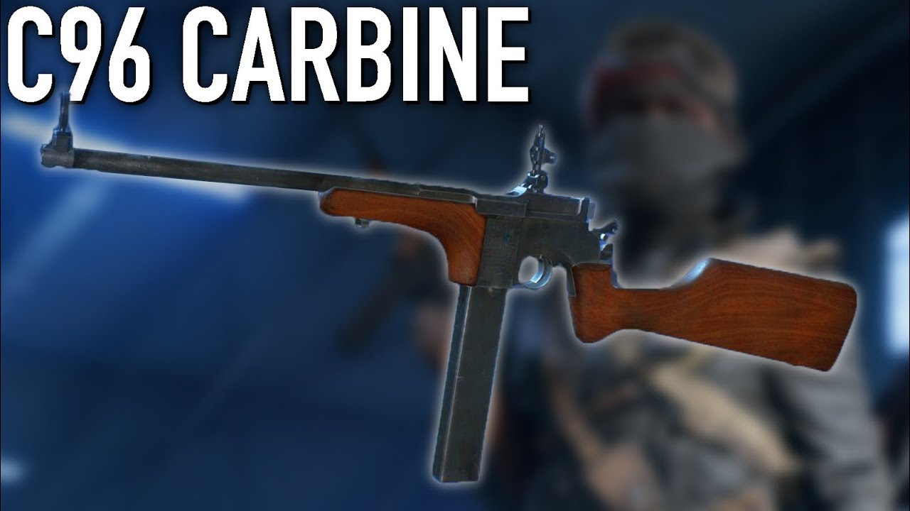 Battlefield 5 - C96 Trench Carbine Overview/Gameplay (New Pistol Carbine)