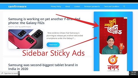 sidebar sticky ads wordpress plugin - how to make sticky sidebar or fixed widgets in wordpress