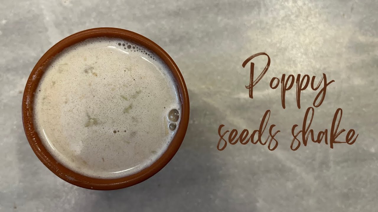 Poppy Seeds Juice (Khus Khuse Udha) recipe YouTube