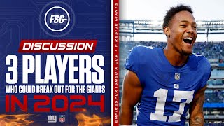 3 Players Who Could Break Out For the Giants in 2024