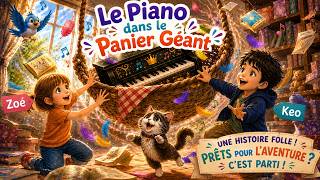🎹 Le Piano dans le Panier Géant ｜Histoire drôle de Zoé et Keo