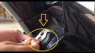 Mở cốp xe máy Honda khi quên chìa khóa trong cốp Cách mở cốp xe máy Honda  khoá thường xemay  YouTube