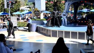 Disneyland Jedi training