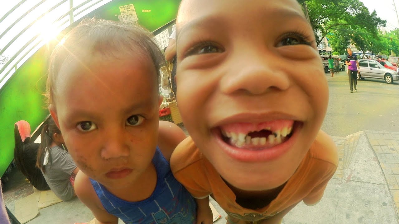 Filipino kids driven to the streets by crushing poverty 