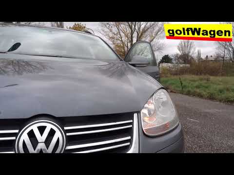 VW Golf 5 turn signal light as parking light US/CAN style test /once again/