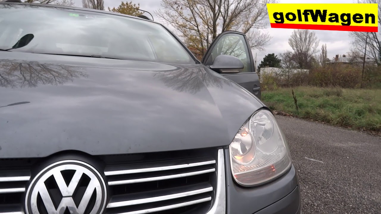 VW Golf 5 turn signal light as parking light US/CAN style test /once