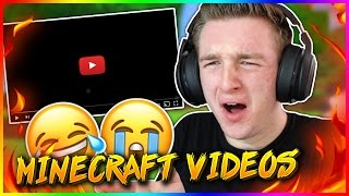 REACTING TO MY OLD MINECRAFT VIDEOS! *CRINGE WARNING*