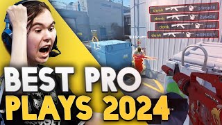 Top 3 CS2 Plays from the Best Pro Teams of 2024!