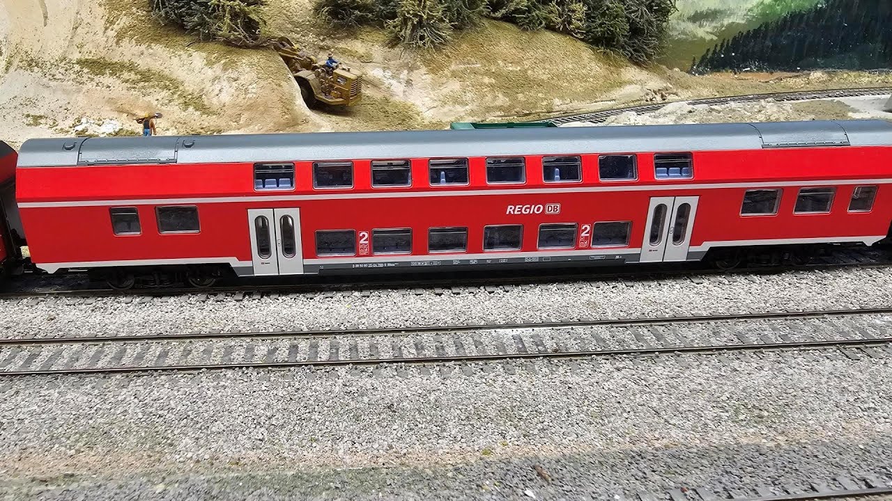 鉄道模型 PIKO DB Electric Railcar series 440 Piko Hobby DB Regio Second Class Double Decker Passenger
