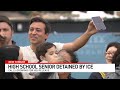 Student detained by ICE may jeopardize graduation; community demands his release