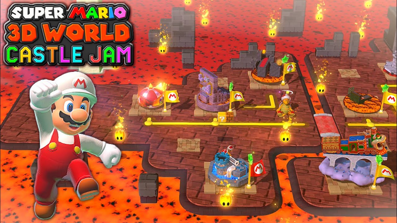 What If Super Mario 3D World Had a World Full of CASTLE Levels? (Castle  Jam) 