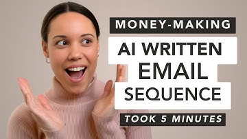 Money-Making Email Sequence Written by AI