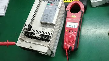 COLD TEST/STATIC CHECK OF YASKAWA V1000 VFD