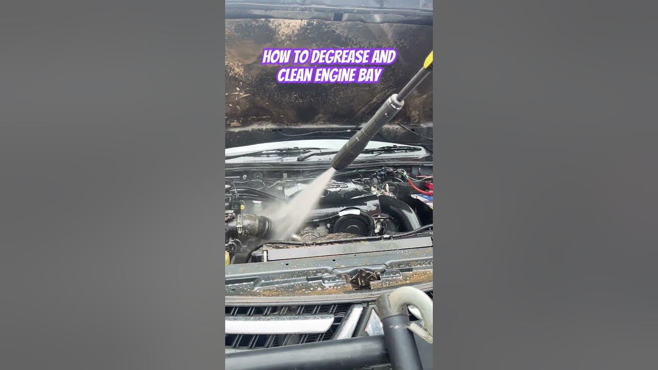How to clean engine bay how to degrease engine bay YouTube