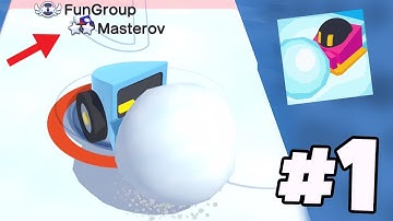 BIGGEST SNOWBALL EVER vs Smallest Snowball Ever...! | Snowball.io Gameplay Part 1