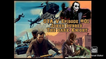 GTA V Jokers Bank Robbery | Episode #01 | The dark knight | dubbed | Hindi /Urdu