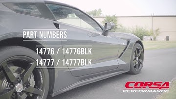 CORSA Performance 14-19 C7 Corvette NPP Active Valve Exhaust "Sport to Xtreme" Sound Level