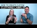 Custom Clothing Labels | Cuts, Folds and Stitching Options For Woven Labels