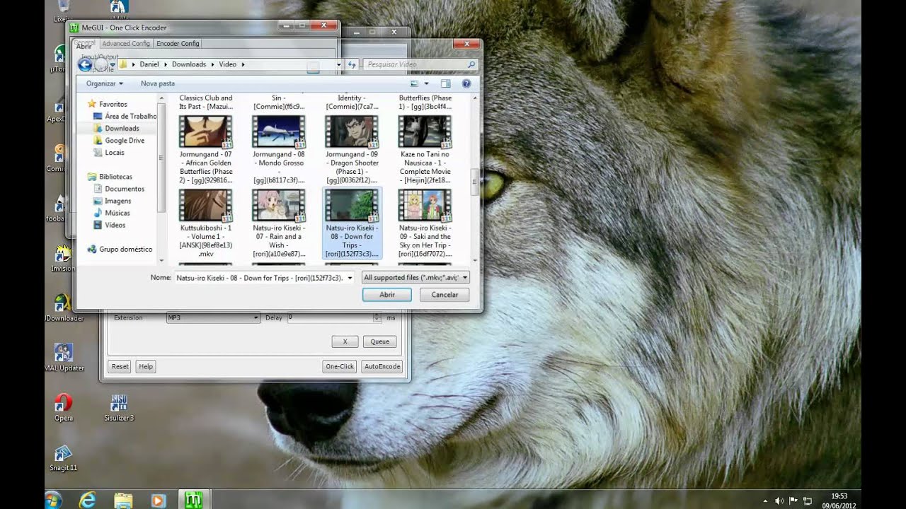 Tutorial MeGui Converter Vídeos MKV com h264 10 bits para avi home