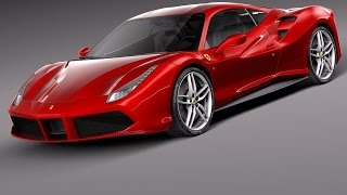 3D Model Ferrari 488 GTB 2016 3D Model at 3DExport.com