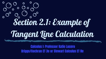 2_1 Example of Tangent Line Slope