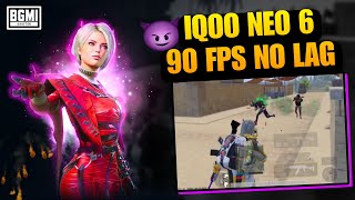 Finally 90 Fps Gaming Test In Iqoo Neo 6 No Lag