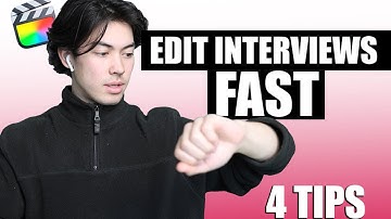 Edit Interviews FAST on Final Cut Pro X (Top 4 Tips)