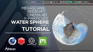 Water Sphere Tutorial Part 1 - Cinema 4d / X-Particles / Redshift