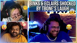 Binks & Eclairs Shocked by Tbone's Laugh 😂🤣🤣
