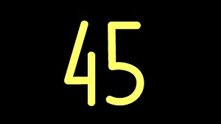 Unmellow Yellow Countdown Timer -45 seconds