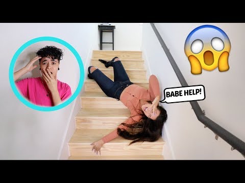 falling-down-the-stairs-prank-on-boyfriend!-*cute-reaction*