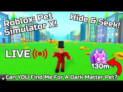 Pet Simulator X: Hide & Seek For Dark Matter Pets! | !roblox