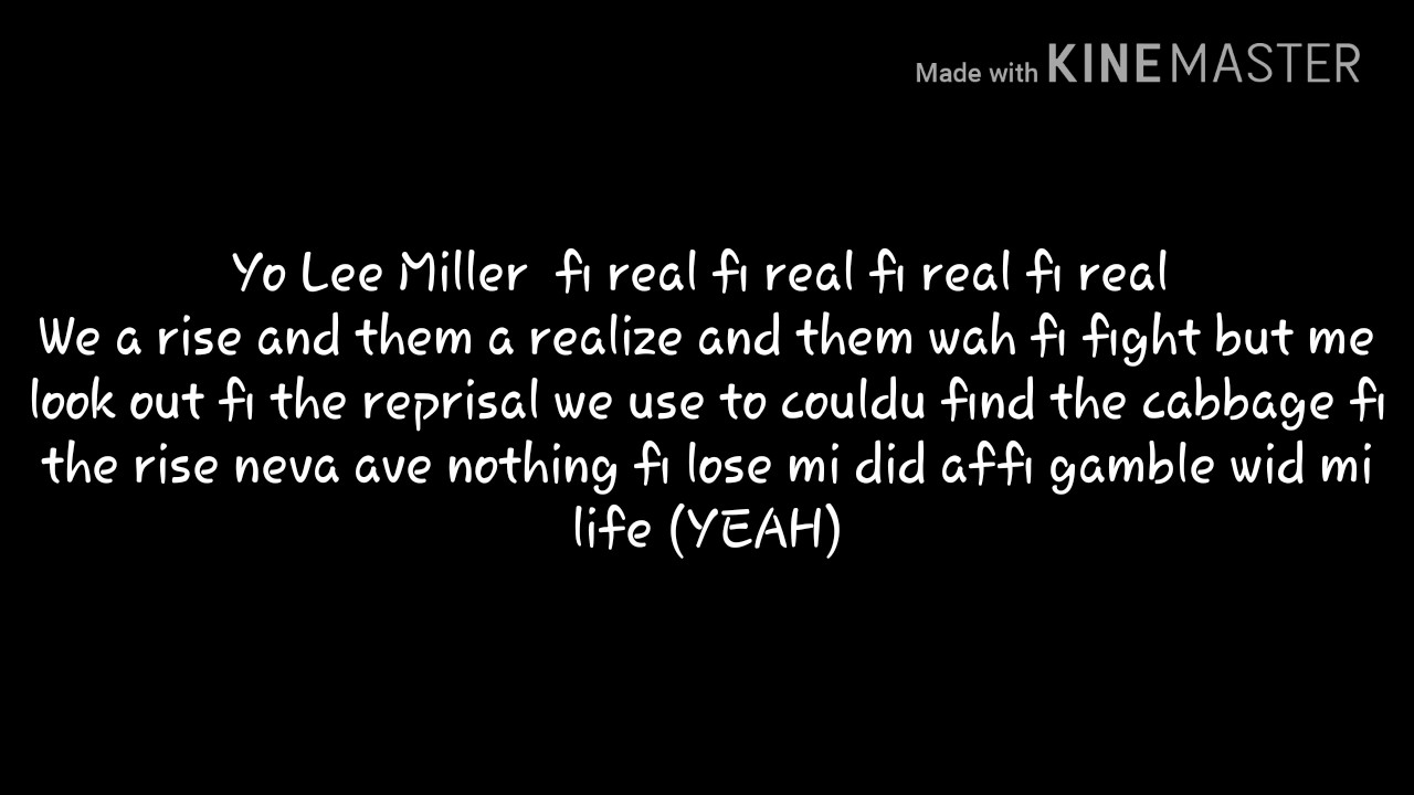 Alkaline Red Eye lyrics official YouTube