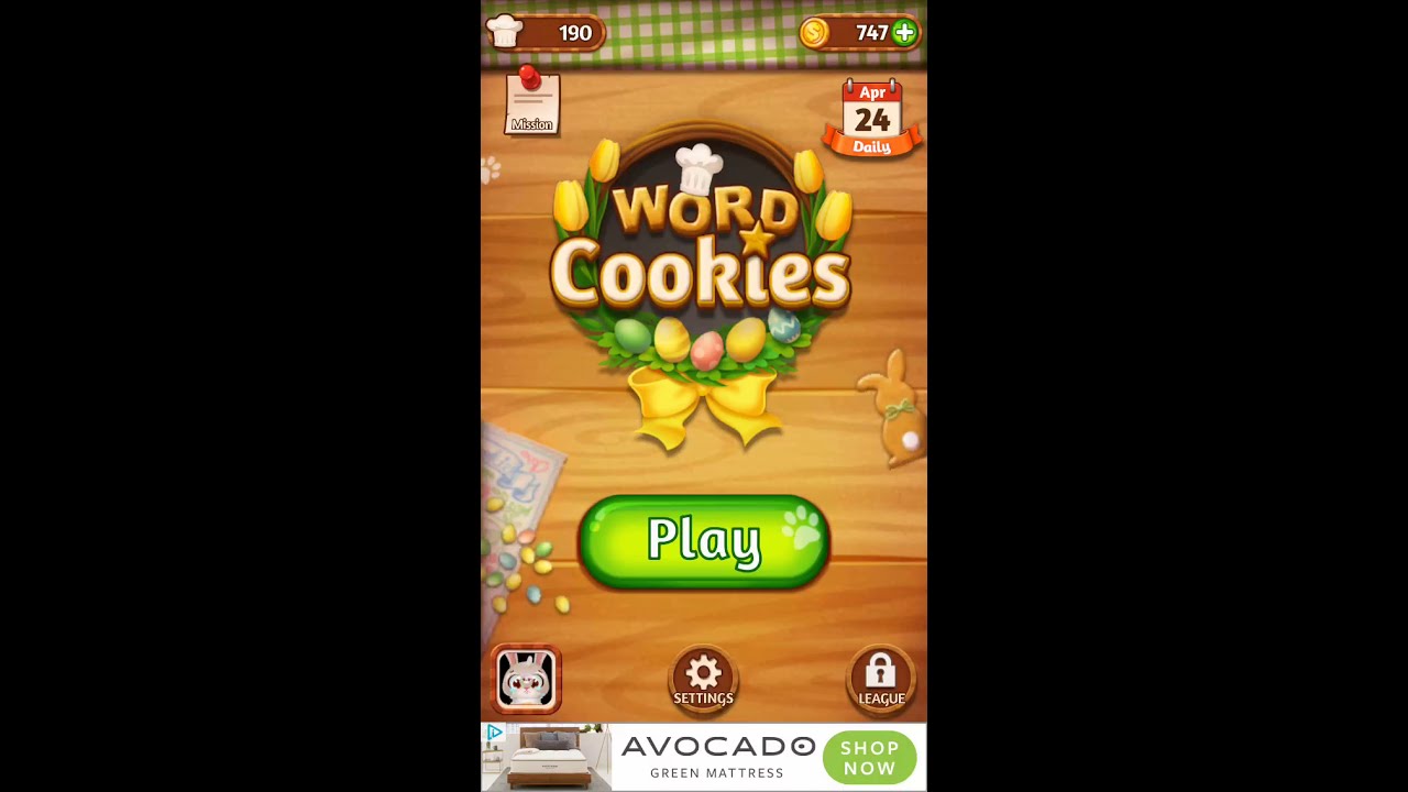 Word Cookies Daily Puzzle April 24 2019