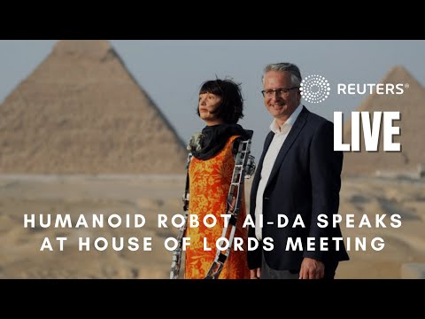 LIVE: Humanoid robot Ai-Da speaks at House of Lords meeting