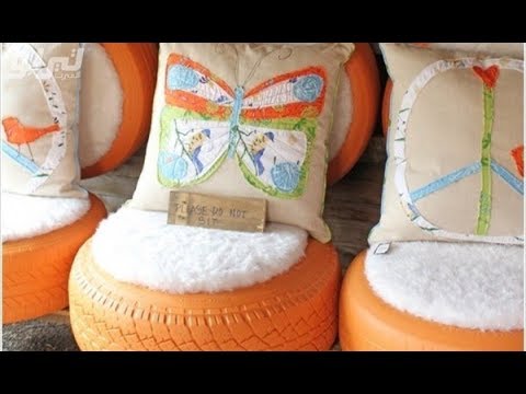 افكار مذهلة لاعادة تدوير العجلات