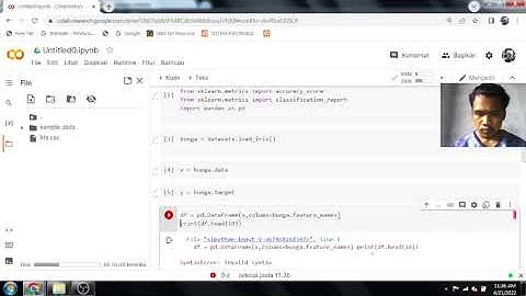 Klasifikasi Menggunakan Bahasa Python dan Algoritma Naive Bayes dengan Data Set "Iris"