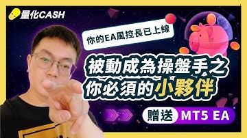 程式交易｜外匯課程｜被動成為操盤手之你必須的小夥伴／贈送MT5 EA｜外汇交易 mql5（載點在描述欄）