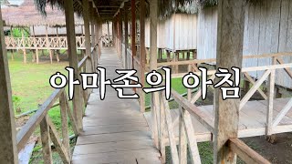 [ASMR v-log] 아마존의 아침 ,Morning in the Amazon Jungle Lodge, Jungle Sounds