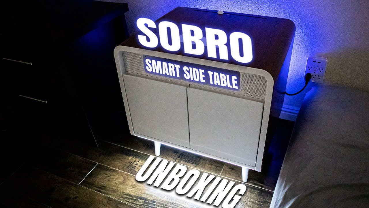 SOBRO Smart Nightstand with FRIDGE 🧊 [Demo] 