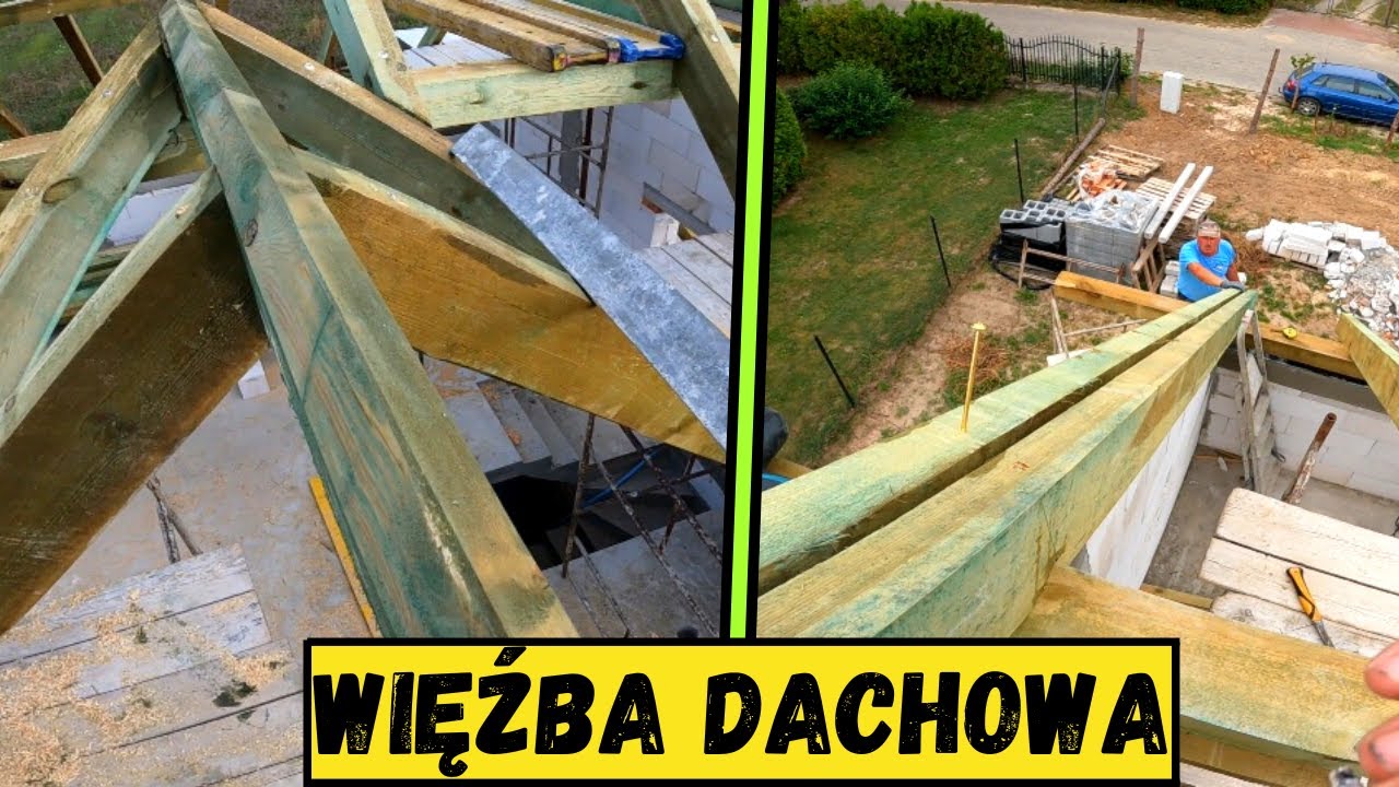 Za Ile Wokulski Wykupił Kamienicę łęckich Więźba dachowa.Konstrukcja lukarny. Montaż płatwi ,krokwi.Deskowanie