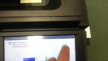 Turning off and off fax confirmation page